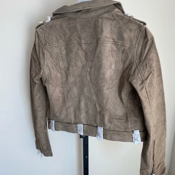 BlankNYC Suede Moto Jacket
